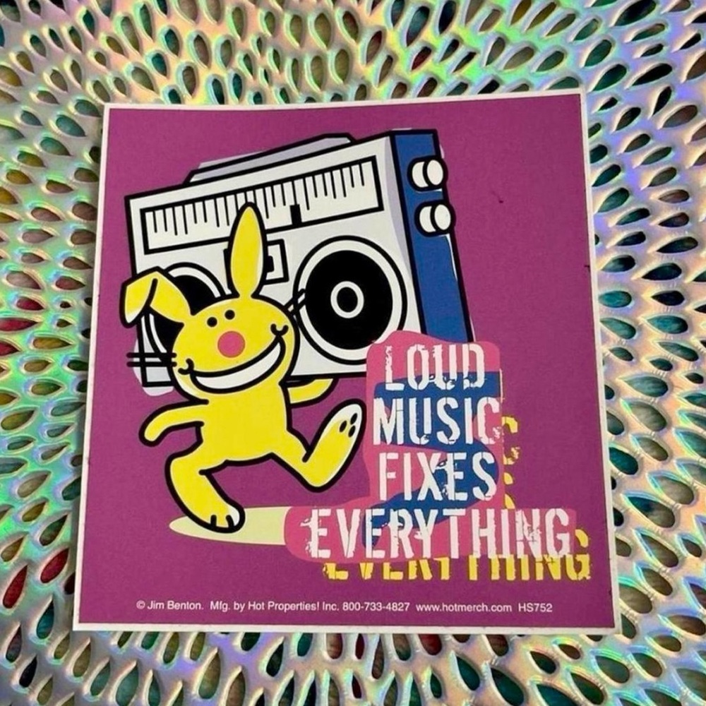 Happy Bunny Deadstock Decal 2/$12